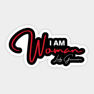 I am woman! Sticker